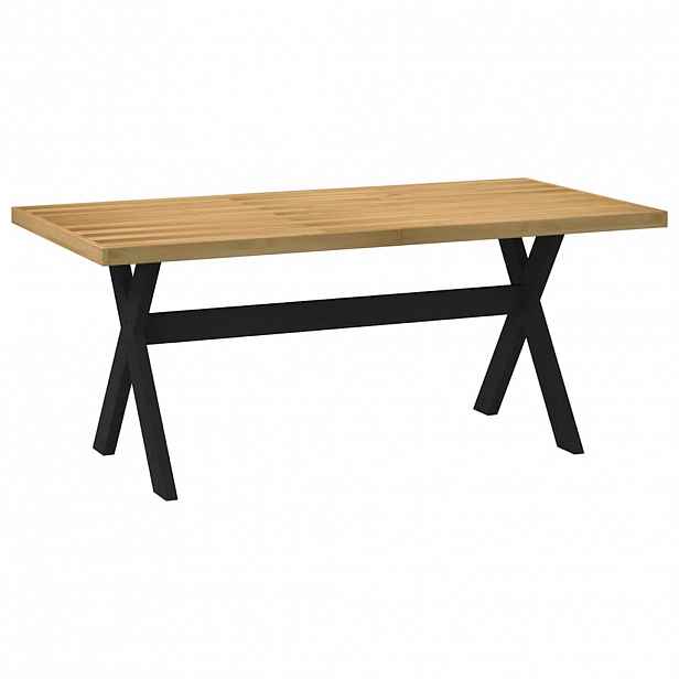 vidaXL Jídelní stůl NOAIN na nohách ve tvaru X 180x90x75 cm borovice