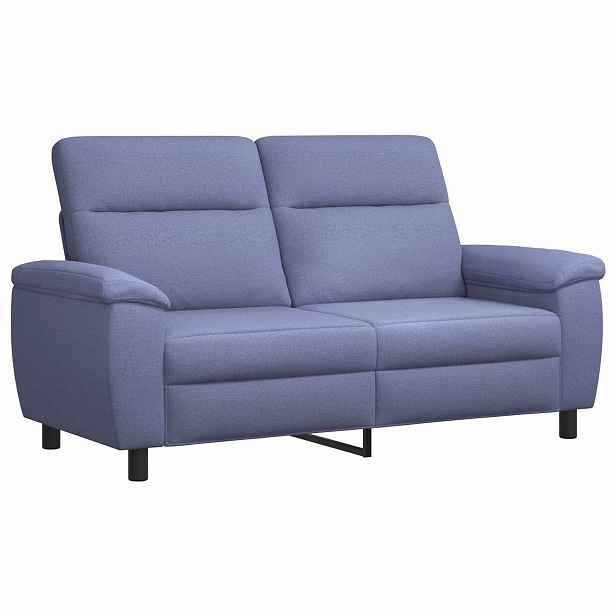 vidaXL Pohovka Modrá džínovina 178 x 90 x 95 cm Textil