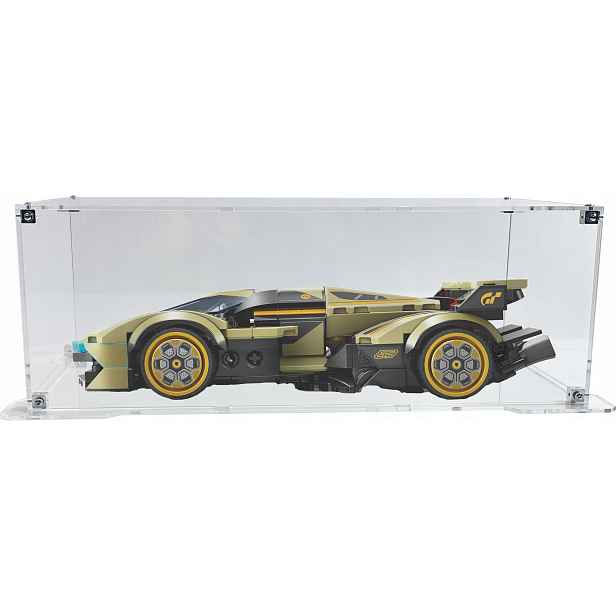 Vitrína s podstavcem Drewlandia pro stavebnici Lego 76923 Lamborghini V12 Vision