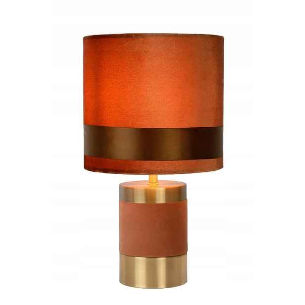 Stolní lampa Lucide Extravaganza Frizzle hnědá E14 40W 32 cm Lucide