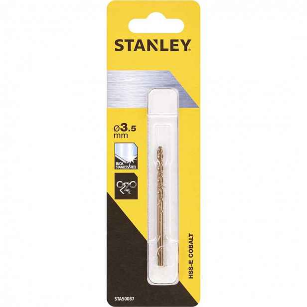 Stanley - Vrták do kovu HSS-E, průměr 3,5 mm STA50087-QZ
