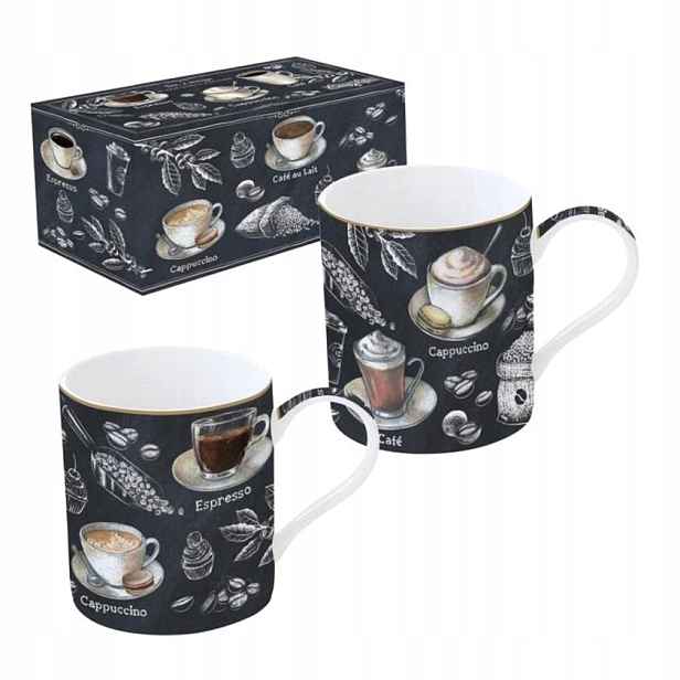Porcelánový Hrnek V Ozdobné Krabičce 350 ML, 2 Ks