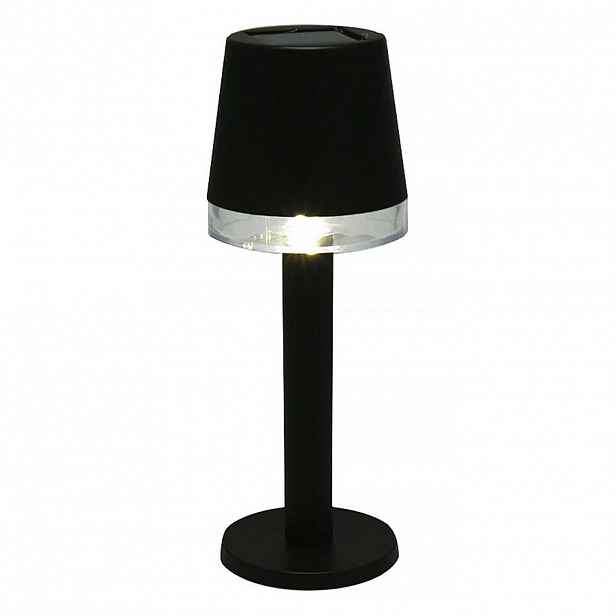 Mondex SOLÁRNÍ LAMPA, plast, černá