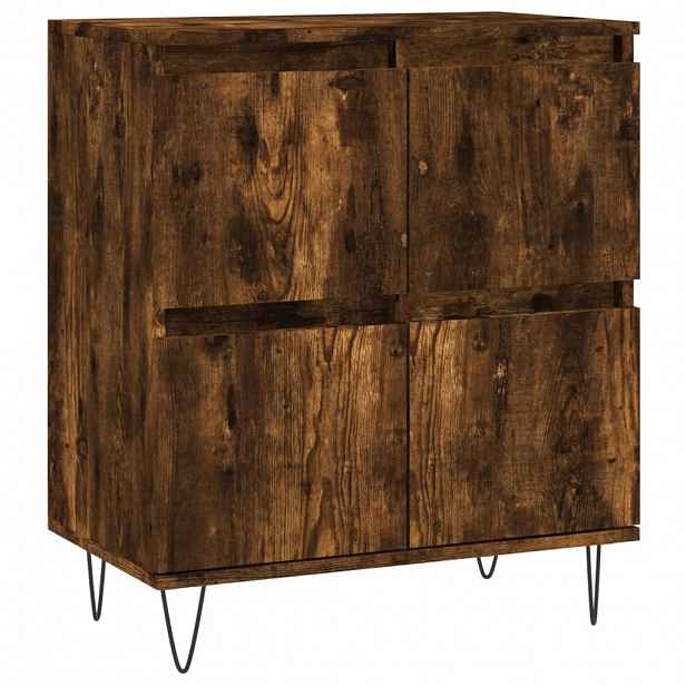 vidaXL Příborník kouřový dub 60 x 35 x 70 cm kompozitní dřevo