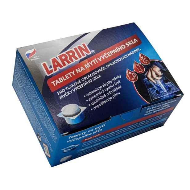 Larrin na mytí výčep.skla tablety 60ks