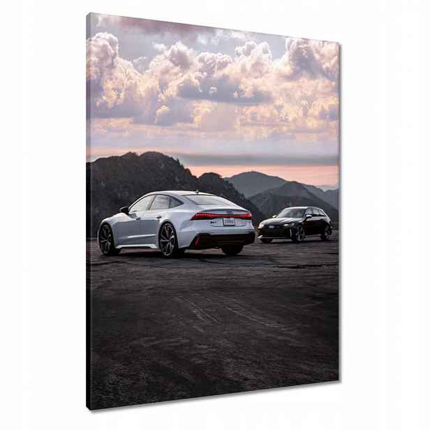 Obrazy 60x80 Bílé Audi RS7 Auto