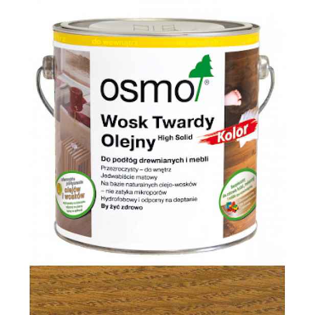 Osmo 3072 Tvrdý vosk olejový 0,125L Jantar