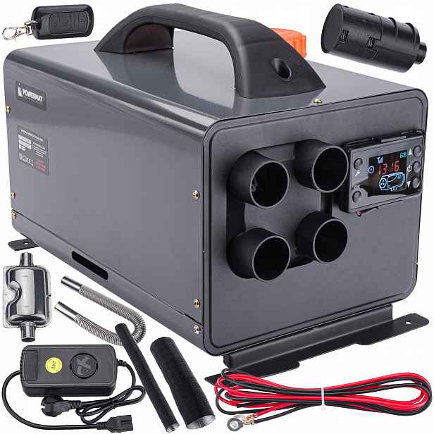 Spalinový Ohřívač Olejový Radiátor Nezávislé Topení 12V 230V 8KW