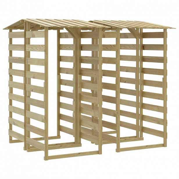 vidaXL Pergoly se střechou 4 ks 100x90x200 cm impregnovaná borovice