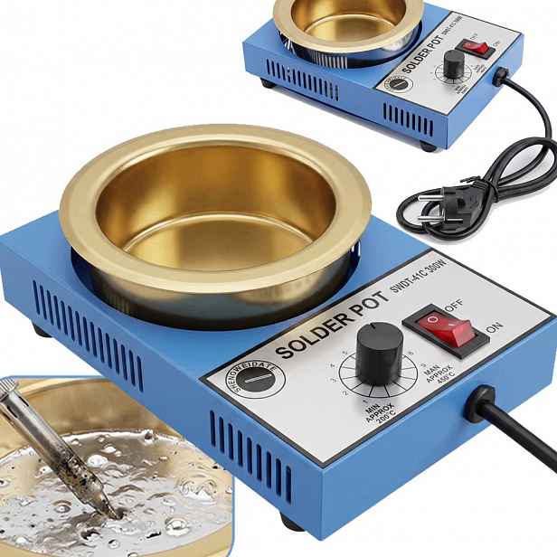 Pájecí Kelímek 100 mm 300 W 200-450 C 1200 g Pro Tavení Ohřívání Cínu