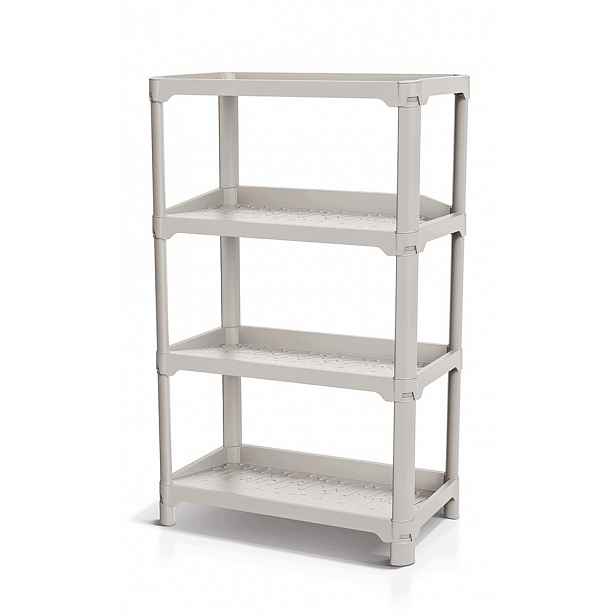 Regál na boty Keden 4 úrovně Nubby Rack L.Brown Prosperplast NNR560L4-WG5C