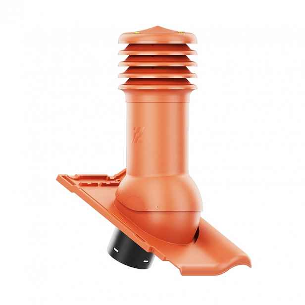 Větrací komín HiVent keramický střešní krytina Alegra 9 fi 150 mm cihlová
