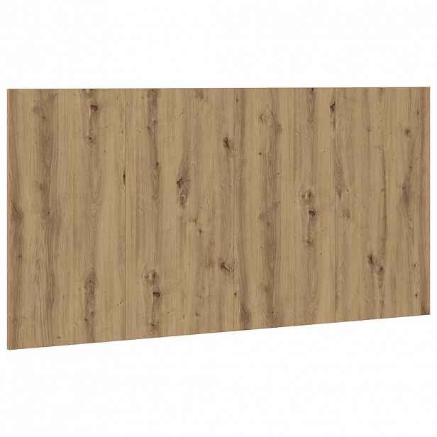 vidaXL Čelo postele dub artisan 160 x 1,5 x 80 cm kompozitní dřevo