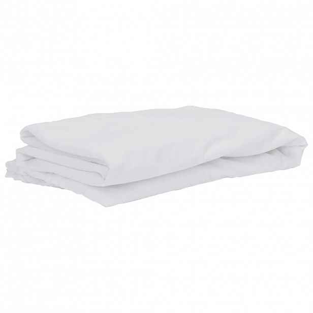 vidaXL Chránič matrace bílý 80 x 200 cm nepropustný