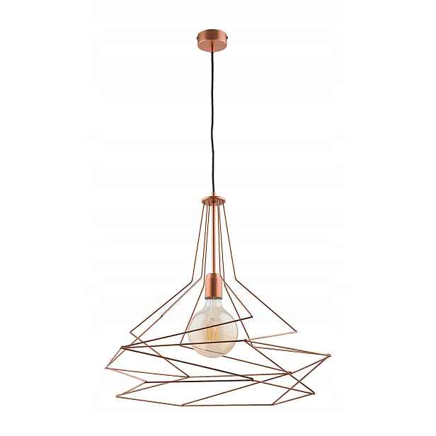 Závěsná lampa Oro Měděná 1xE27 56 cm Stropní Svítidlo do obývacího pokoje Dům