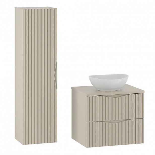 Petits-meubles KOUPELNOVÝ NÁBYTEK 60.6cm Tao 2er-Set Kašmír