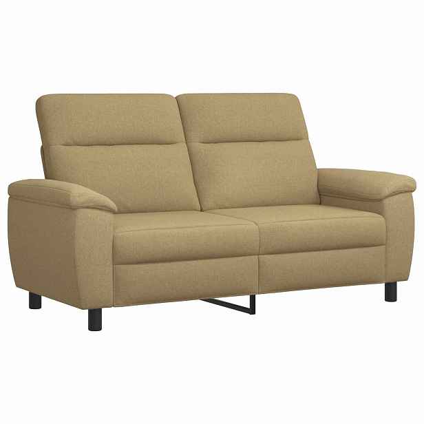 vidaXL Pohovka Světle hnědá 178 x 90 x 95 cm Textil