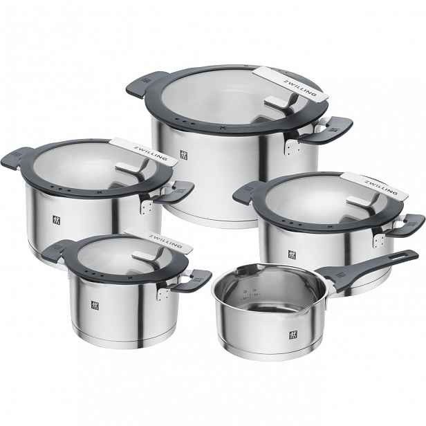 Zwilling Simplify sada nádobí se slévacími poklicemi, 5 ks