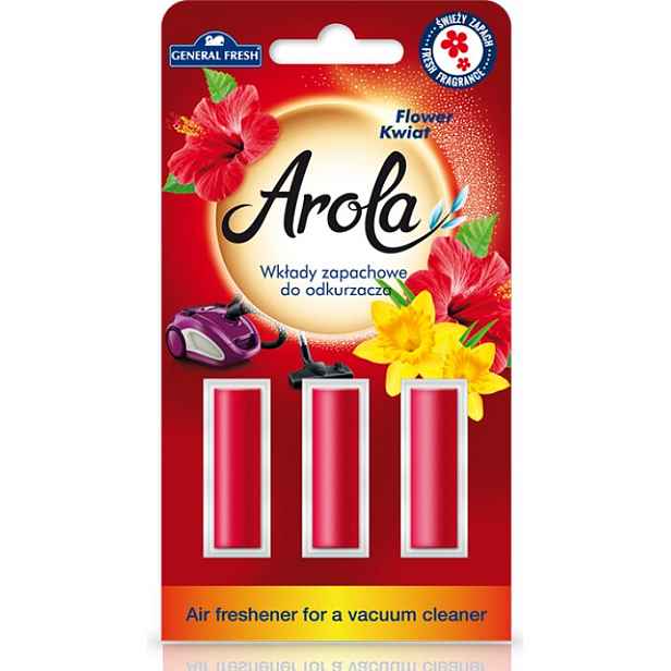 General Fresh Arola vůně do vysavače Flower (vůně květů) 3ks