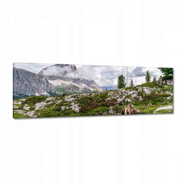 Obrazy 120x40 Ovečka v horách Pohled