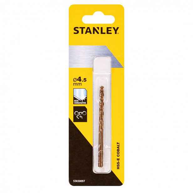 Stanley - Vrták do kovu HSS-E, průměr 4,5 mm STA50097-QZ