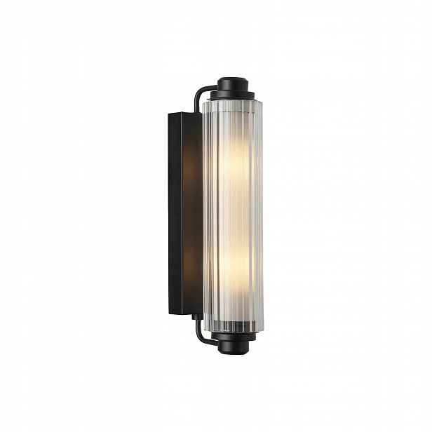 Koupelnové nástěnné svítidlo Nimal černé 2x25W/E14 IP44 Nordlux