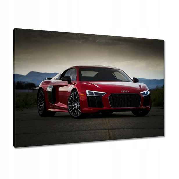 Obrazy 100x70 Červené Audi Quattro