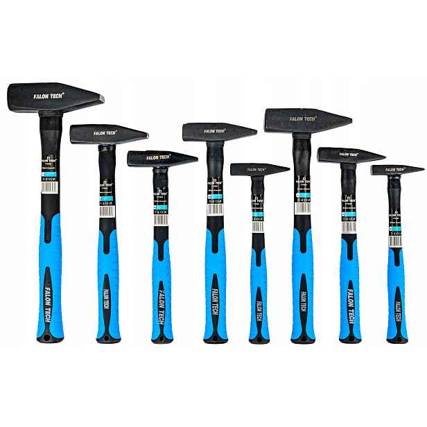 Sada zámečnických kladiv 8 ks Falon-Tech FT0408 fiberglass 100-1500 g