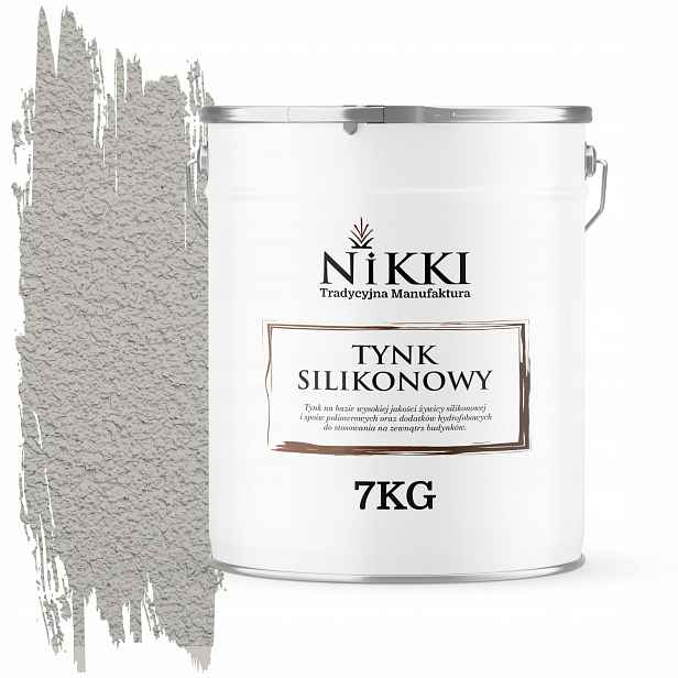 Silikonová Fasádní Omítka Šedá Popelavá F292 7KG Granulace 1.5mm