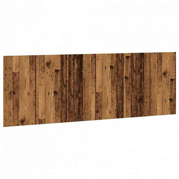 vidaXL Nástěnné čelo postele old wood 240x1,5x80 cm kompozitní dřevo
