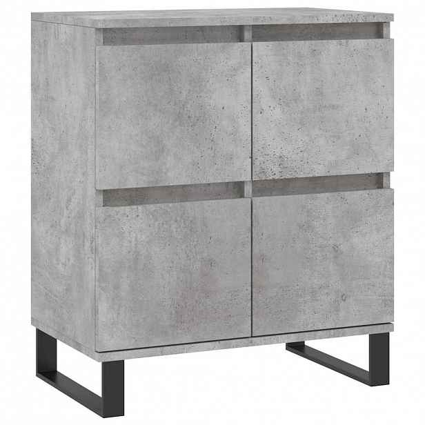 vidaXL Příborník betonově šedý 60 x 35 x 70 cm kompozitní dřevo