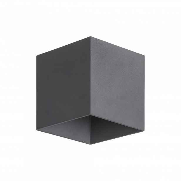 Nástěnná nástěnná lampa Šedá Led 650lm 10W IP54 2xLED Cube Tk Lighting