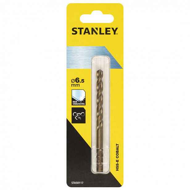 Stanley - Vrták do kovu HSS-E, průměr 6,5 mm STA50117-QZ