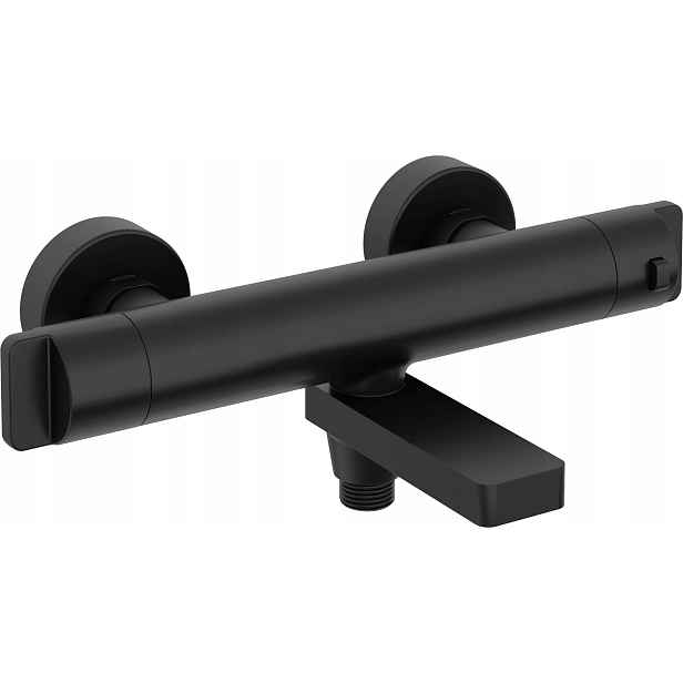 Termostatická vanová baterie Nero z mosazi, dvouproudová