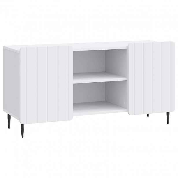 vidaXL Televizní skříň Bílá 102 x 34,5 x 52 cm Kompozitní dřevo