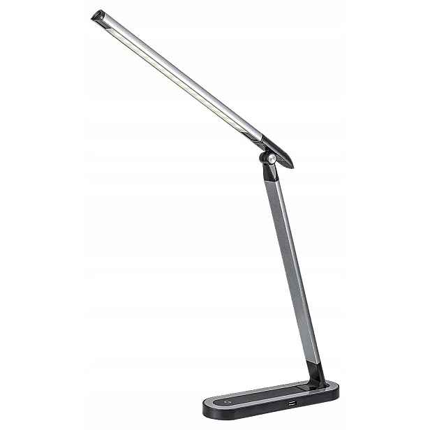 Led stolní lampa černá stříbrná nastavitelná neutrální barva 40 cm Rabalux