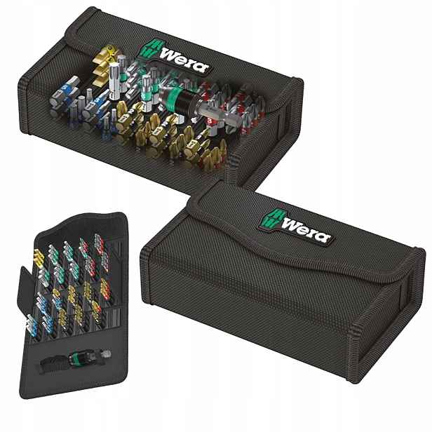 Wera Sada bitů s držákem hrotů Bit-Safe 61 BiTorsion 1 pouzdro Ph Pz Torx Hex