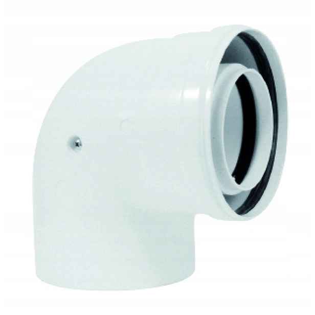 Pegasus Koleno 87° fi 80/125 z plastu – komíny Pp