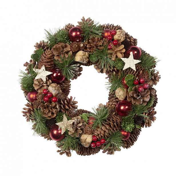 XXXLutz ADVENTNÍ VĚNEC 34 cm X-Mas - Dekorativní sošky - 0079670094