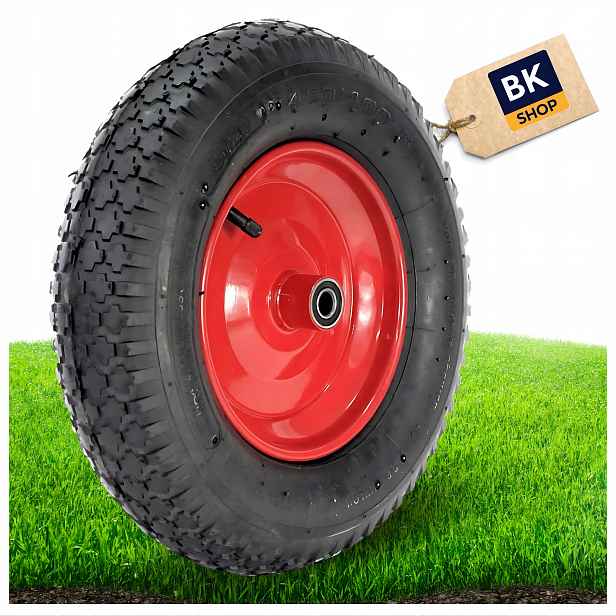 Kolečko Pro Kolečko Taczek 4.00-8 400-8 FI20mm 2PR Silné S Duší Nafukovací