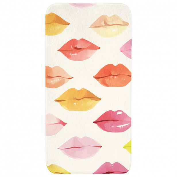 OnlyWow KOUPELNOVÁ PŘEDLOŽKA Rty - barevné - lesklé 60x120 cm