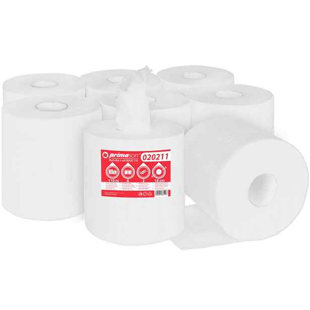 PrimaSoft MAXI role 110, 2-vr., cel., extra bílá (bal.6ks) 020311 (020211)