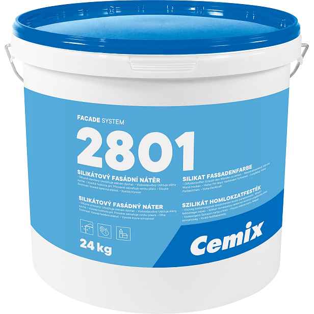 Barva fasádní silikátová Cemix 2801 24 kg