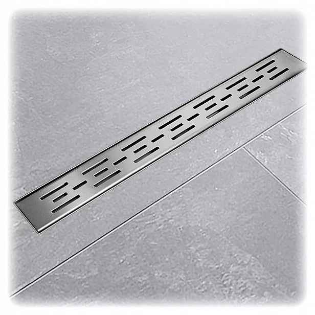 Lineární odvodnění 90 cm pro sprchu ocel Inox nízký sifon