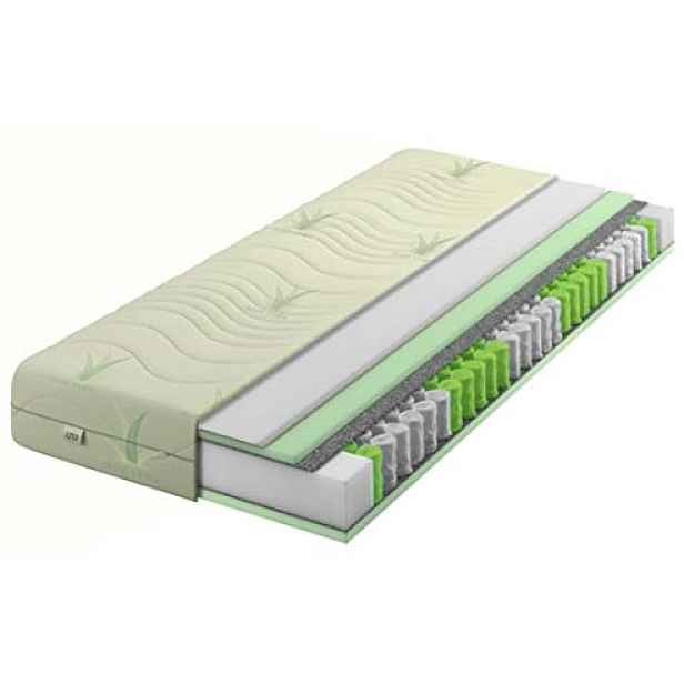 Matrace 120x190 s taštičkovými pružinami Aloe Vera H3 H3 střední 20cm