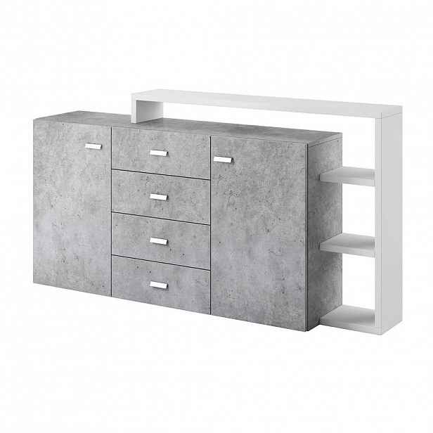Petits-meubles SIDEBOARD Ilyes Bílá a betonová