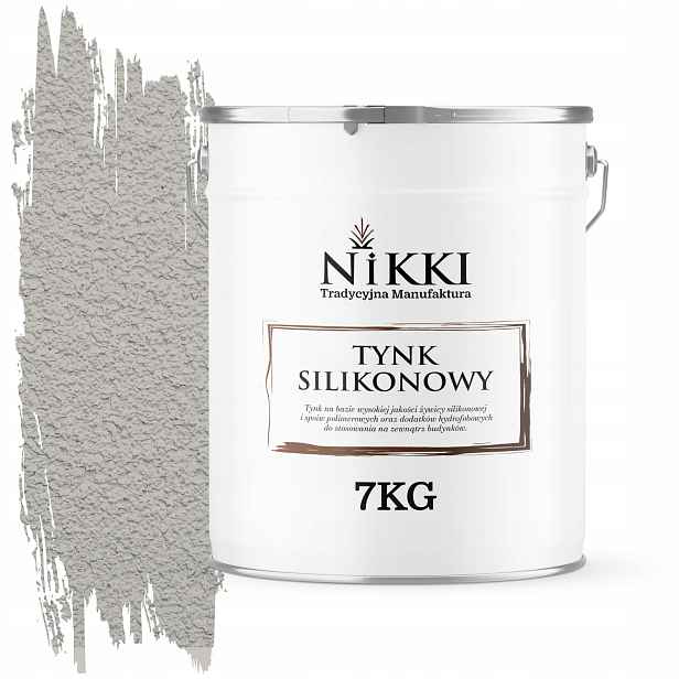 Silikonová Omítka Fasádní Šedá Popiel F292 7KG Zrno 2.0mm