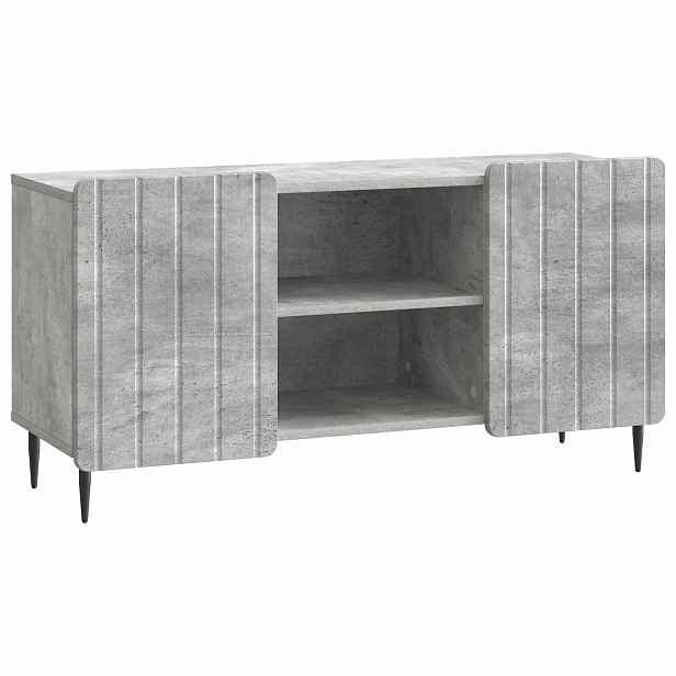 vidaXL Televizní skříň 102 x 34,5 x 52 cm Betonově šedá