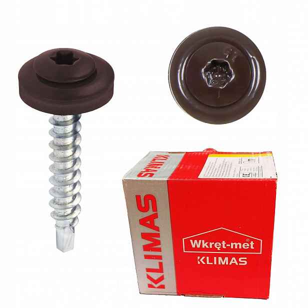 Farmářské Vruty 4,8x35 Ral 8019 Farmářské Torx 250 Ks