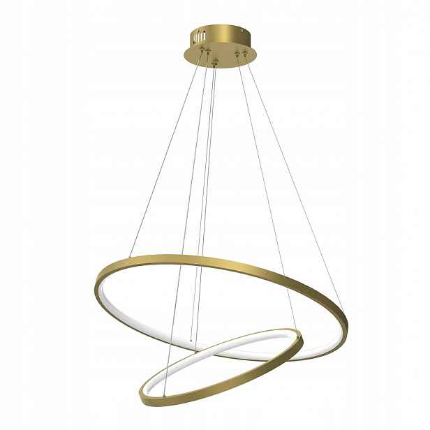 MiLAGRO Závěsná lampa Hoop Gold 51W Led Lustr Stropní osvětlení